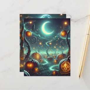 Papel de scrapbook de Abóbora de Whimsigoth