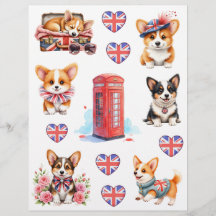 Papel de Scrapbook de Cabine Telefônica de Londres