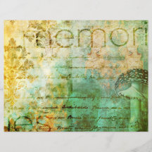 Papel de scrapbook de cogumelo e texturas Memórias