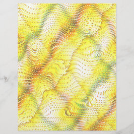 Papel de Scrapbook de Couro de Cobra Falso Amarelo