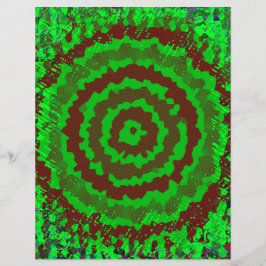 Papel de Scrapbook de Flor Abstrata Verde Página 2