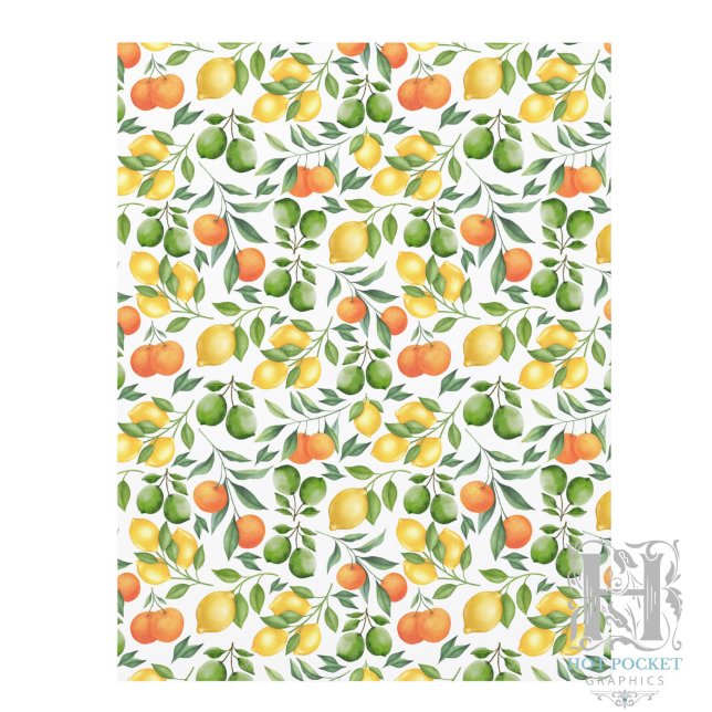 Papel de Scrapbook de Frutas Cítricas (Criador carregado)