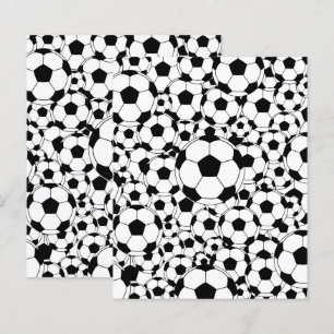 Papel de Scrapbook de Fundo de Bola de Futebol