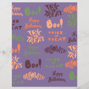 Papel de Scrapbook de Halloween