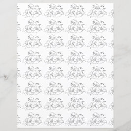 Papel de scrapbook de Halloween para abóboras de g