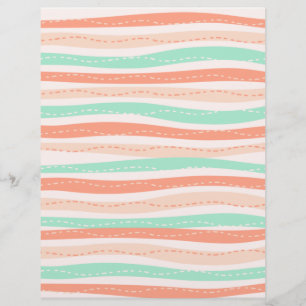 Papel de scrapbook de linha ondulada