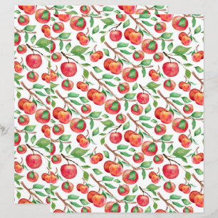 Papel de Scrapbook de Maçãs