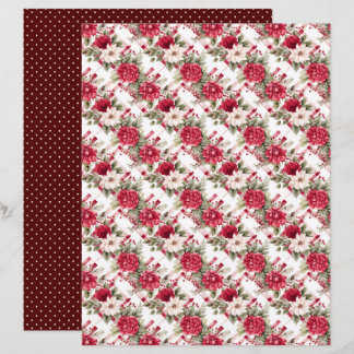 Papel de Scrapbook de Natal Vintage