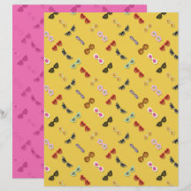 Papel de Scrapbook de Óculos de Sol