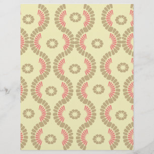 Papel de Scrapbook de Padrão Curvo