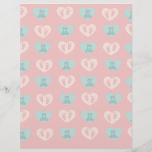 Papel de Scrapbook de Padrão de Bebê