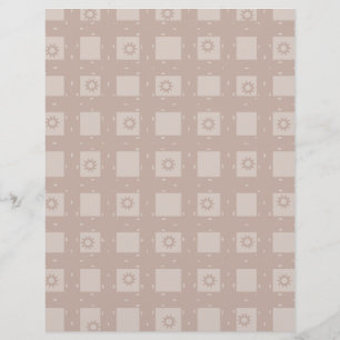 Papel de Scrapbook de Padrão Marrom Legal: