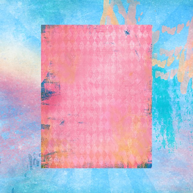 Papel de scrapbook de padrões e diamantes (Criador carregado)