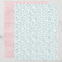 Papel de Scrapbook de Páscoa com Pontos Vintage