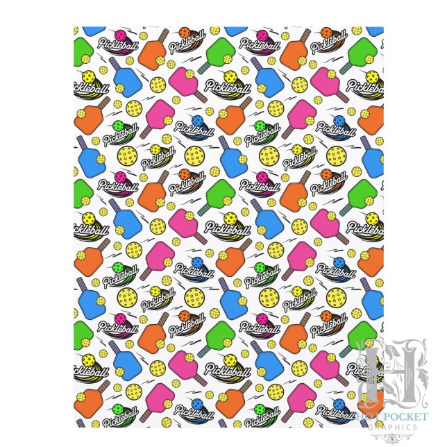 Papel de Scrapbook de Pickleball (Criador carregado)