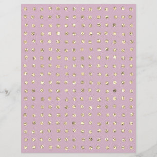 Papel de Scrapbook de Pontos Brilhantes de Cristal