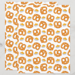 Papel de Scrapbook de Pretzels & Queijo