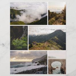 Papel de scrapbook de viagem de aventura mal-humor