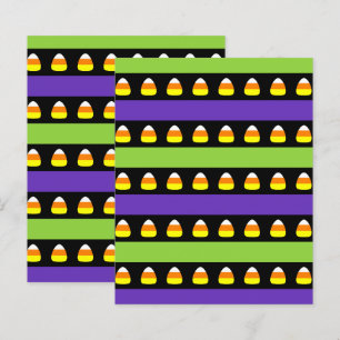 Papel de Scrapbook Doce de Halloween Candy Corn
