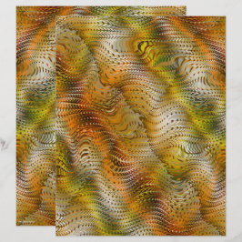 Papel de Scrapbook ET Faux Snakeskin 2 Lados Págin