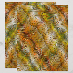 Papel de Scrapbook ET Faux Snakeskin 2 Lados Págin