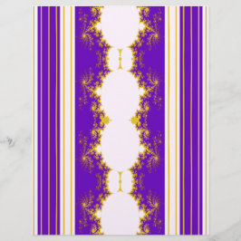 Papel de Scrapbook Fractal Natal Roxo