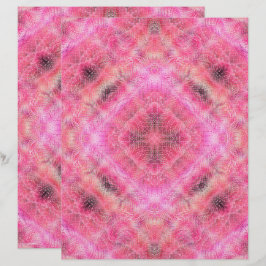 Papel de Scrapbook Jardim Sereno Rosa Página 2 Lad