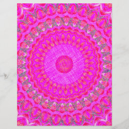 Papel de Scrapbook Kaleidoscópio Rosa Página 2 Lad