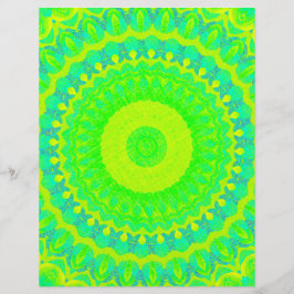 Papel de Scrapbook Kaleidoscópio Verde Página 2 La