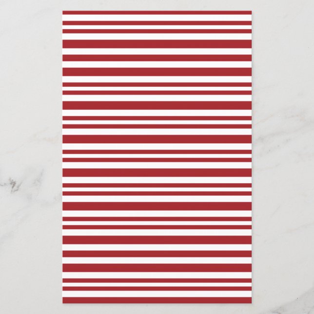 Papel de Scrapbook Listras de Bastão de Natal (Frente)