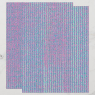 Papel de Scrapbook Listras de Lavanda Rosa Azul