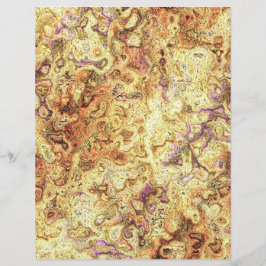 Papel de Scrapbook Mármore Amarelo Giratório 2 Lad