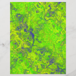 Papel de Scrapbook Mármore Verde Giratório 2 Lados