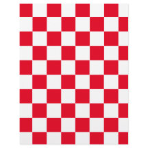 Papel de Scrapbook Moderno Xadrez Vermelho Branco