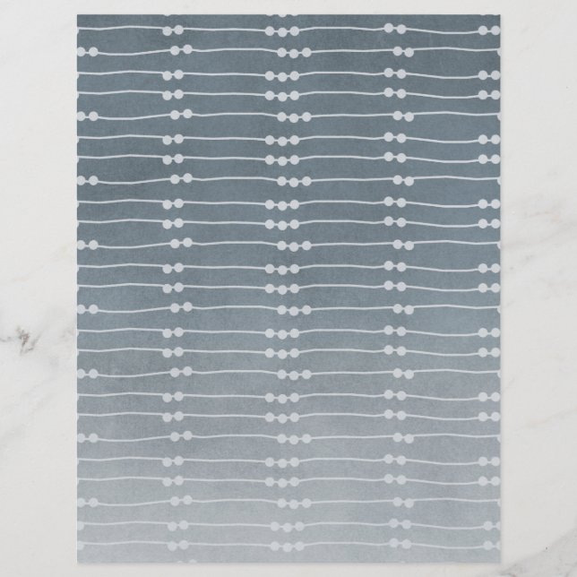 Papel de Scrapbook Natal Fofo Na Mesa (Frente)