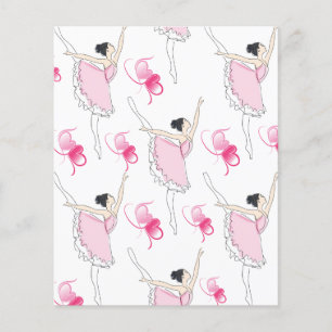 Papel de scrapbook para dança, cor-de-rosa,