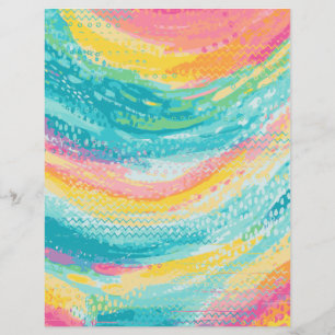 Papel de scrapbook para sondas de Piscina tropical