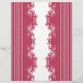 Papel de Scrapbook Peppermint Fractal de Natal