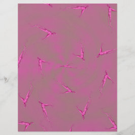 Papel de Scrapbook Pink Ginseng Man 2 Lados