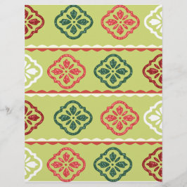 Papel de Scrapbook Texturizado Verde