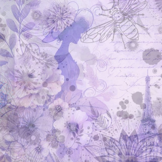 Papel de scrapbook vintage efêmero de junk journal (Decoupage Junk Journal Scrapbook Paper)