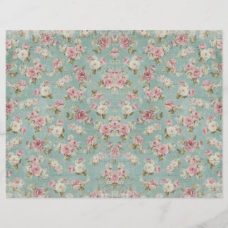 Papel de Scrapbook Vintage Shabby Chic