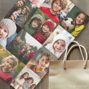 Papel De Seda 12 Colagem de Fotos - Superfície Inteira do Cobrir