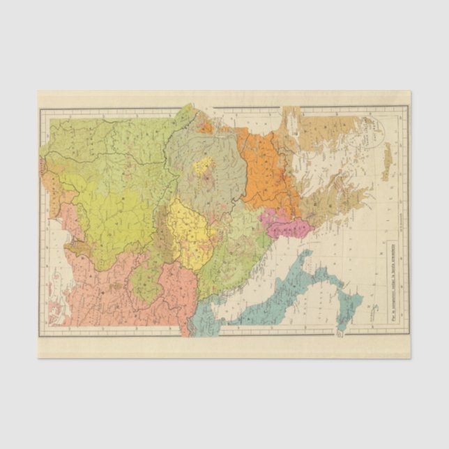 Papel De Seda 16 um europeu etnográfico (Frente )