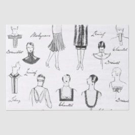 Papel De Seda 1925 French Fashions Tissue Paper v. 2