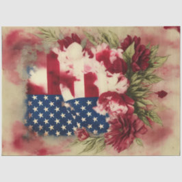 Papel De Seda 4 de julho de 2010 Bandeira da Independência Ameri