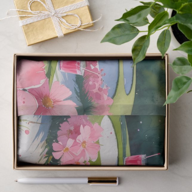 Papel De Seda 50º aniversário do Golf com Número para Golfe (Presente)