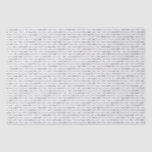 Papel De Seda 50 e Fabuloso Black and White 50th Birthday<br><div class="desc">Celebrar 50 anos com este na moda e design de aniversário moderno. 50 e fabuloso em texto preto e branco desenhado à mão.</div>
