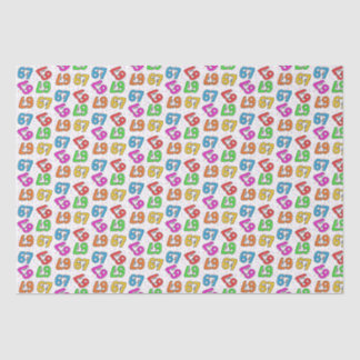 Papel De Seda "67" Viral Confetti Tissue Paper