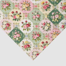 Papel De Seda 6 Papeis de Seda com Vinhetas Florais Antigas.